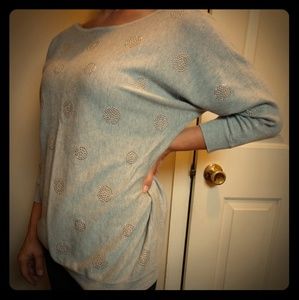 White House Black Market 3/4 length sweater